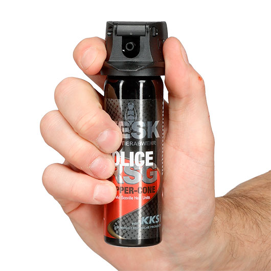 Abwehrspray VESK Police RSG Pfefferspray Cone, 63 ml Breitstrahl Bild 5