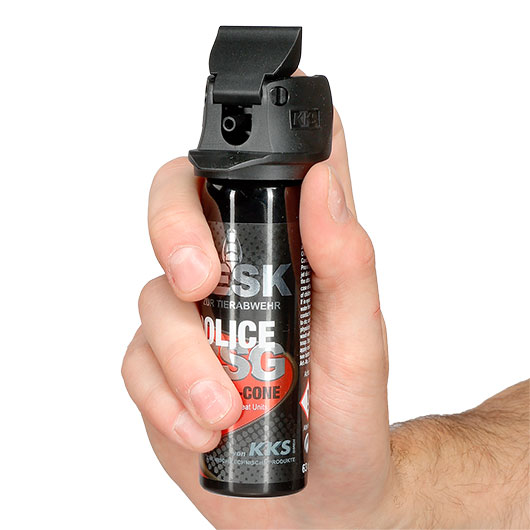 Abwehrspray VESK Police RSG Pfefferspray Cone, 63 ml Breitstrahl Bild 8
