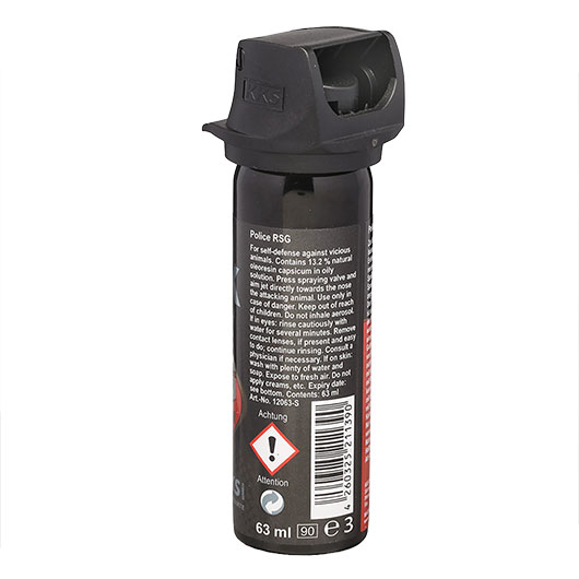 Abwehrspray VESK RSG Stream Pfefferspray, 63ml Weitstrahl hochkonzentriert Bild 3