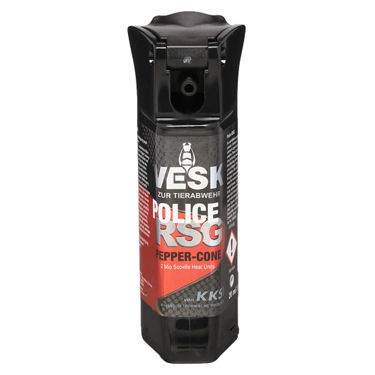 Abwehrspray VESK RSG Police Cone Pfefferspray, 20 ml Breitstrahl hochwirksam, nachfllbar