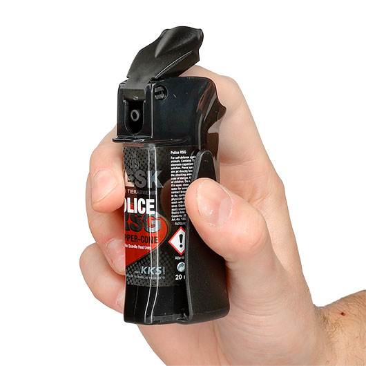 Abwehrspray VESK RSG Police Cone Pfefferspray, 20 ml Breitstrahl hochwirksam, nachfllbar Bild 6