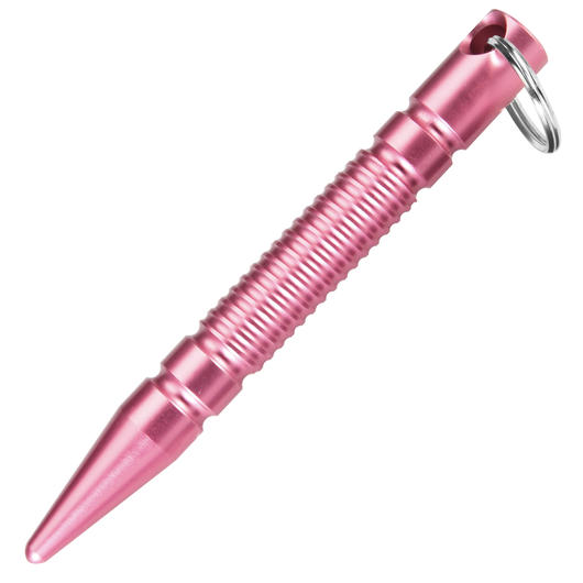 Kubotan mit Rillengriff, pink