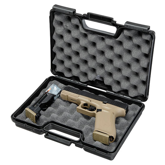 Glock 17 Gen.5 T4E mit Metallschlitten CO2-RAM Pistole Kal. .43 schwarz / coyote Bild 10