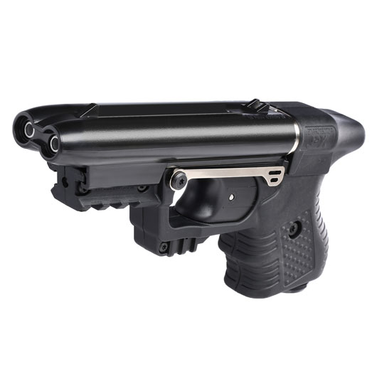 Piexon JPX 2 Gen 1 Jet Protector Pfefferspray Abschussgert schwarz inkl. Transportkoffer