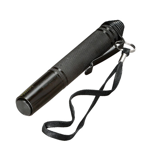 Mini Teleskopschlagstock brniert mit Magnetverschluss schwarz Bild 4