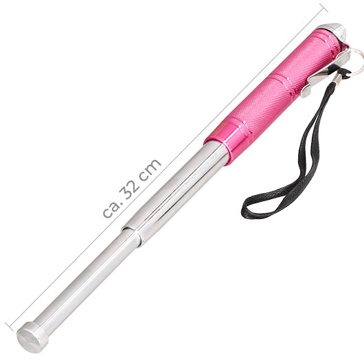 Teleskopschlagstock 13'' Clip and Go pink Bild 1