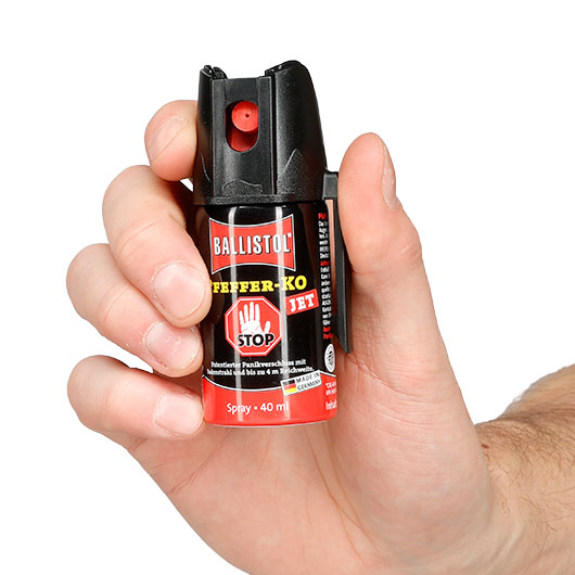 Ballistol Pfefferspray Pfeffer KO Jet 40ml mit neuem Sicherheitsverschluss Bild 7