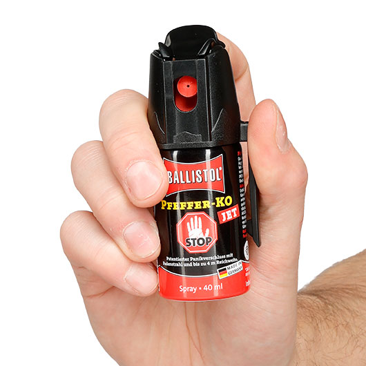 Ballistol Pfefferspray Pfeffer KO Jet 40ml mit neuem Sicherheitsverschluss Bild 8