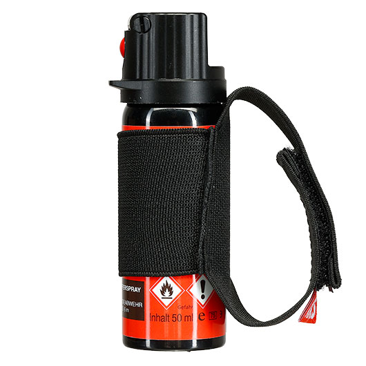 Nylon Armhalterung f�r Abwehrsprays  bis 50ml schwarz