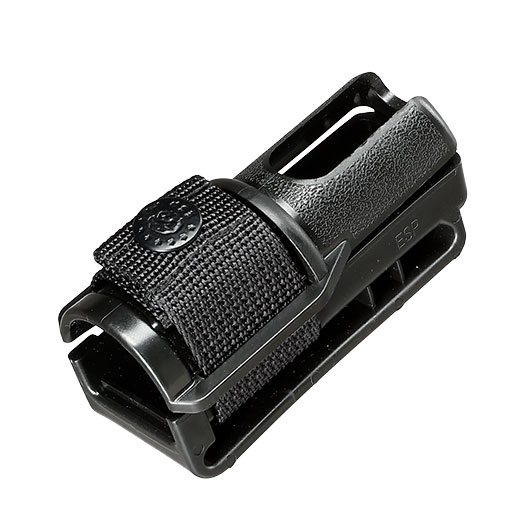 ESP Teleskopschlagstock 21 chrom mit Gummigriff und BH-2 Profiholster Bild 6