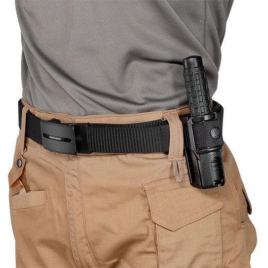 ESP Teleskopschlagstock 16 mit Gummigriff und Kunststoffholster brniert Bild 7
