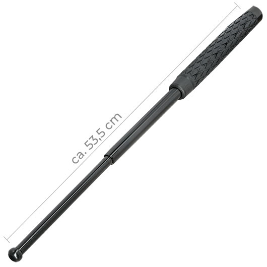 MFH Teleskopschlagstock 21'' schwarz mit Nylonetui Bild 1