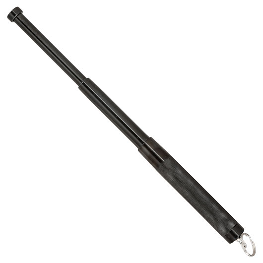 BlackField Mini Teleskop-Schlagstock 13 Zoll schwarz