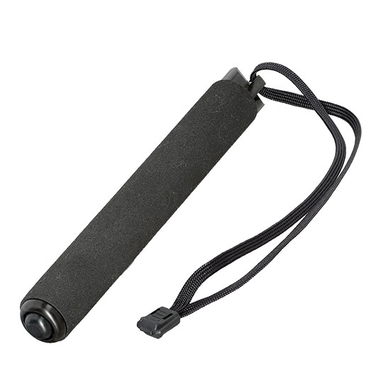 BlackField Teleskopschlagstock 21 mit Moosgummigriff und Handschlaufe schwarz Bild 5