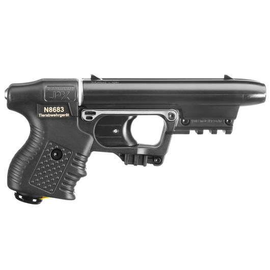 Piexon JPX 2 GEN 1 Pfefferspraypistole zur Tierabwehr mit integriertem Laser inkl. Transportkoffer Bild 3