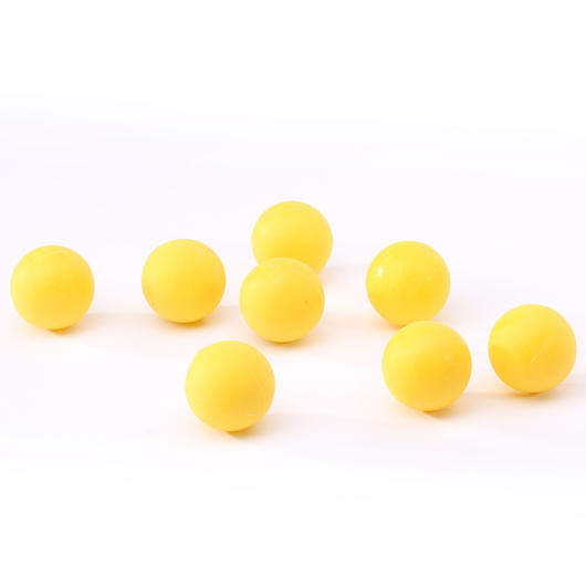 New Legion Gummigeschosse  Kal.68, Rubber Balls 10 Stck gelb Bild 2