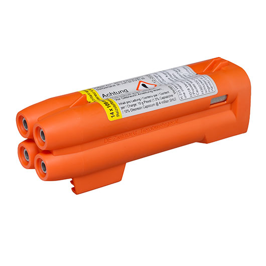Piexon JPX6 Jet Protector Pfefferkartusche 4-schssig orange Bild 1