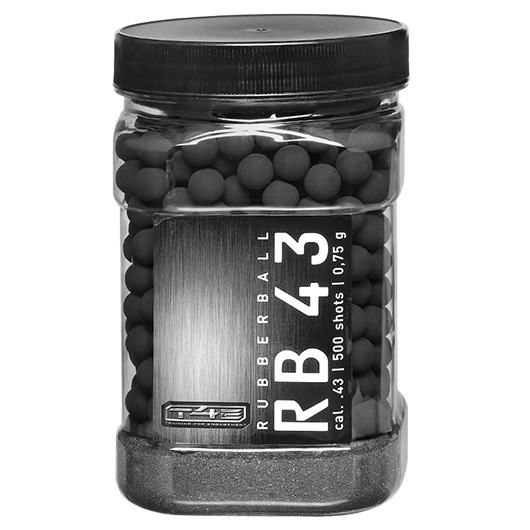 T4E Rubber Balls RAM Gummikugeln cal. .43 - 500er Dose