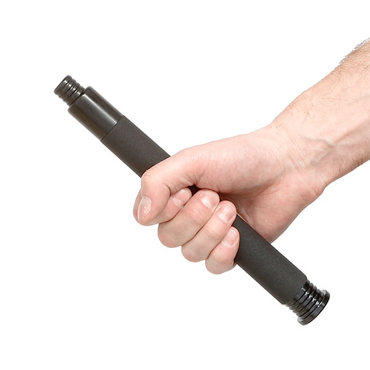 enforcer Teleskopschlagstock 24 mit Druckknopf schwarz inkl. 360 Holster Bild 8