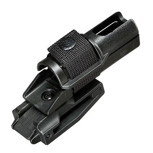 ESP Teleskopschlagstock 21 Zoll karbitgehrtet gold inkl. 360 BH2 Holster Bild 6