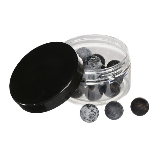 Razor Gun Rubber Balls Gummikugeln Kaliber .68 schwarz 20er Dose Bild 1