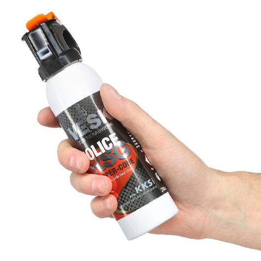 VESK RSG Police Pfefferspray, 200 ml Breitstrahl mit Weitstrahlventil Bild 5