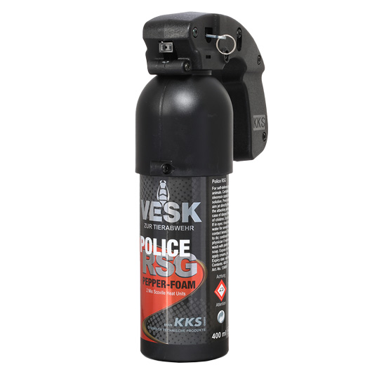 VESK RSG Police Pfefferspray, 400 ml Schaum