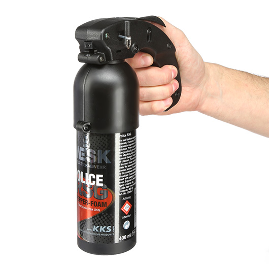 VESK RSG Police Pfefferspray, 400 ml Schaum Bild 4