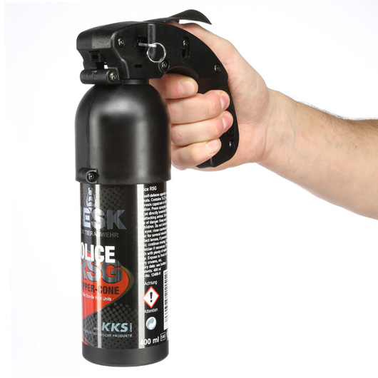 VESK RSG Police Pfefferspray, 400 ml Breitstrahl mit Weitstrahlventil Bild 4