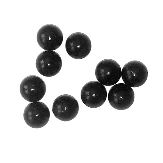 New Legion Kunststoffkugeln Nylon Balls Kaliber .43 10 Stück schwarz