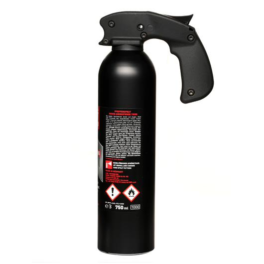 Abwehrspray TW100 Pepper Fog Titan Pfefferspray 750 ml inkl. Sicherungsstift Bild 5