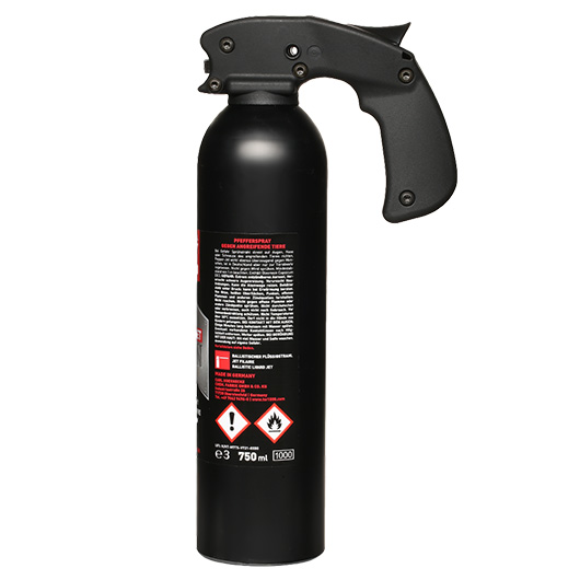 Abwehrspray TW100 Pepper Jet Titan Pfefferspray 750 ml inkl. Sicherungsstift Bild 5