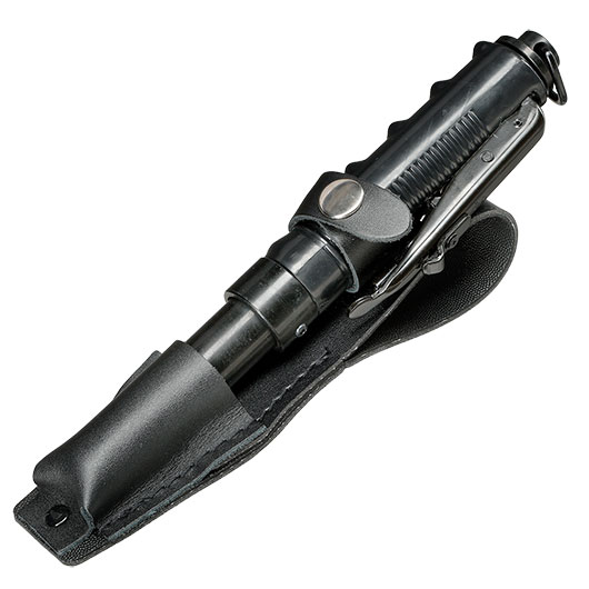 Automatik Teleskop Schlagstock 19,5 Zoll schwarz inkl. Holster Bild 4