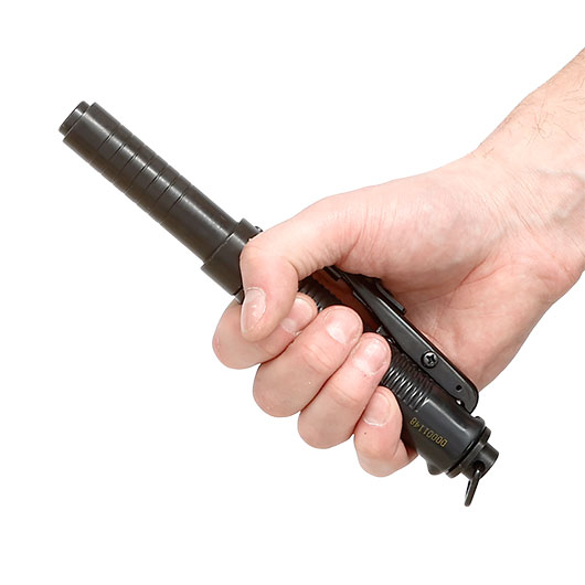 Automatik Teleskop Schlagstock 19,5 Zoll schwarz inkl. Holster Bild 8