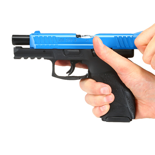Heckler & Koch SFP9 T4E CO2 RAM Pistole Kal. 43 blau Bild 11