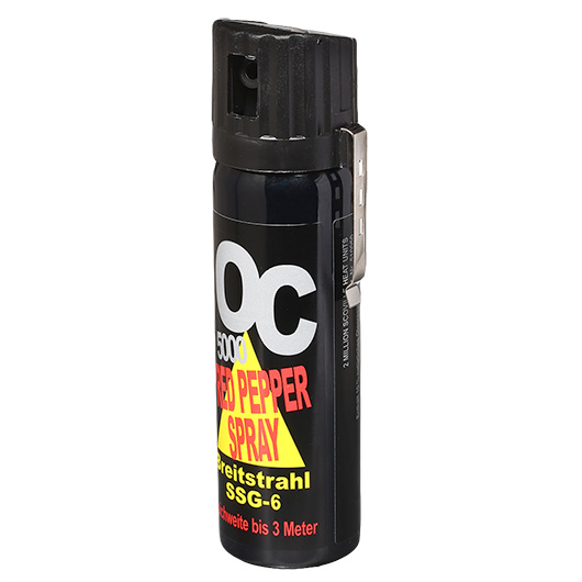 OC 5000 Red Pepper Pfefferspray Breitstrahl 63ml mit Grtelclip Bild 1