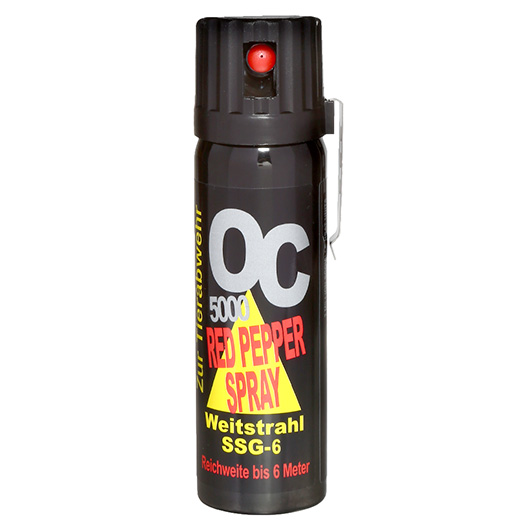 OC 5000 Red Pepper Pfefferspray Weitstrahl 63ml mit Grtelclip