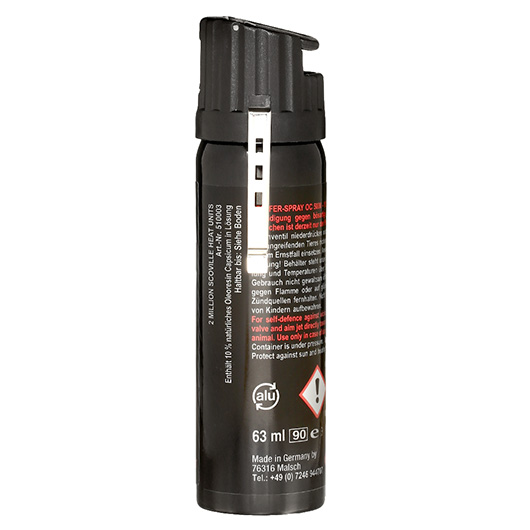 OC 5000 Red Pepper Pfefferspray Weitstrahl 63ml mit Grtelclip Bild 5