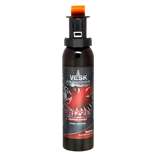 VESK Grizzly Pfefferspray 150 ml Breitstrahl mit Fingergriff extra stark