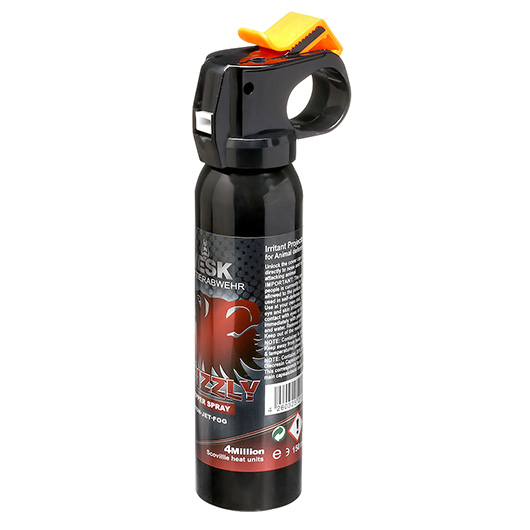 VESK Grizzly Pfefferspray 150 ml Breitstrahl mit Fingergriff extra stark Bild 1