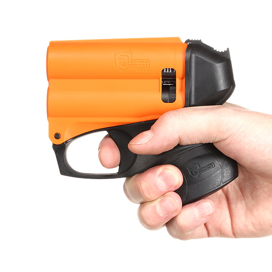 P2P Pfefferpistole PGS II Kit mit Taschenlampe schwarz/orange inkl. 11 ml Pfefferkartusche Bild 6
