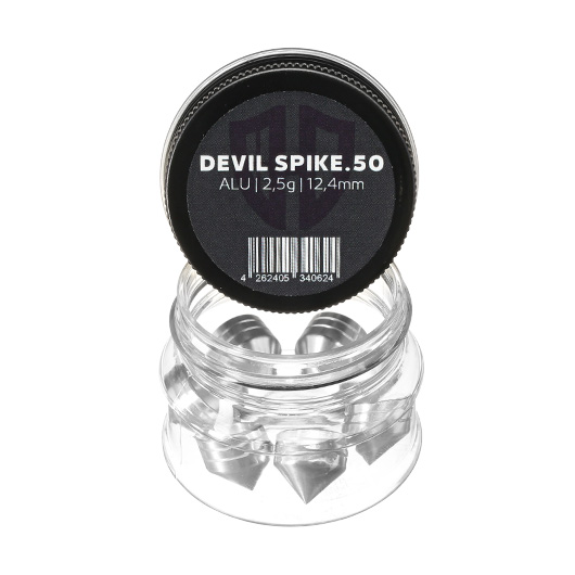 Devil Spike Aluminiumgeschosse Kaliber .50 fr HDR50 silber 6er Dose Bild 1