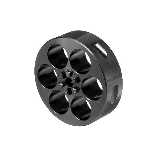 Trommelmagazin Maximum Power schwarz Aluminium fr HDR 50 CO2 RAM Revolver Kal. .50 Bild 2