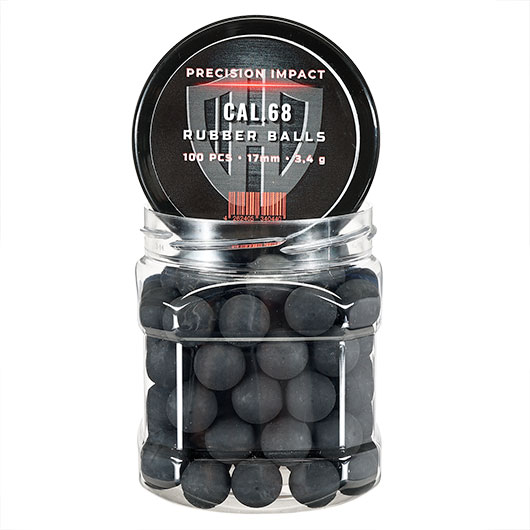 Precision Impact Rubber Balls 3,4g Kaliber .68 schwarz 100er Dose Bild 1