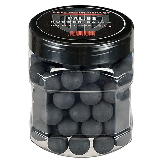 Precision Impact Rubber Balls 3,4g Kaliber .68 schwarz 100er Dose Bild 4
