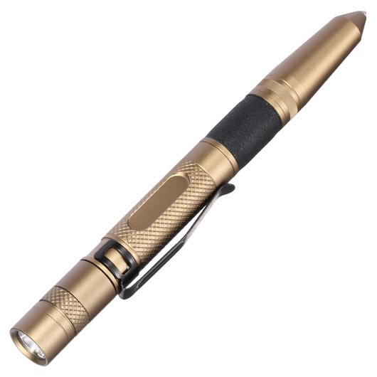Walther TPL Tactical Pen, LED-Lampe 70 Lumen, Kubotan, Glasbrecher dirty desert Bild 1