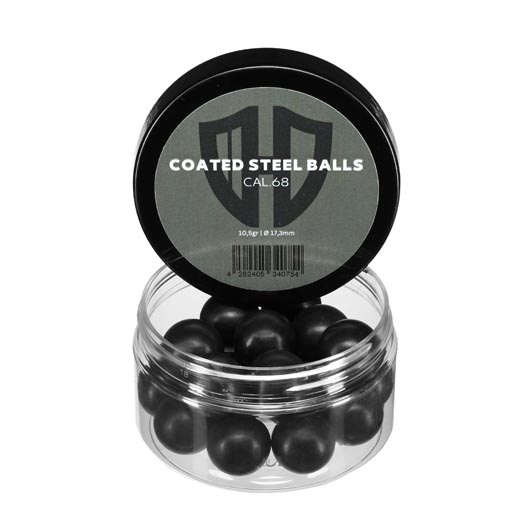 Coated Steel Balls Kaliber .68 schwarz 20er Dose Bild 1