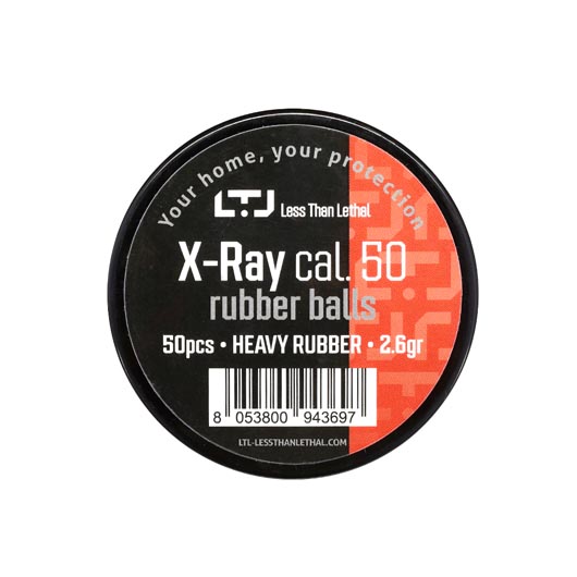 LTL X-Ray Heavy Rubber Balls Kaliber .50 in Schraubdose 50 Stck rot Bild 3