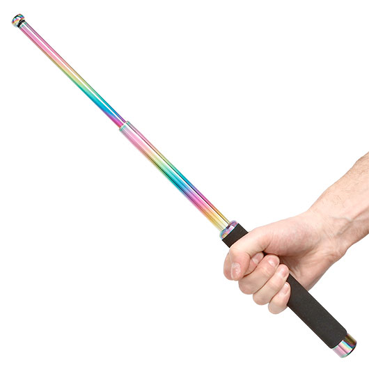 Teleskopschlagstock 21 Zoll Rainbow inkl. Holster Bild 9