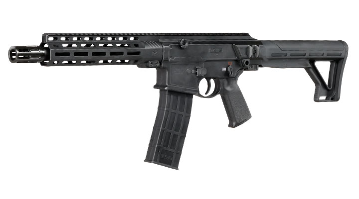 T4E TC 68 CO2 RAM Gewehr Kal. .68 -7,5 Joule schwarz inkl. Hopper-Adapter & Dummy-Magazin Bild 1